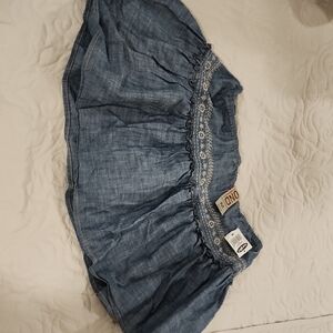 Old Navy Blue Denim with Embroidery